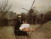 Ramon Casas Out of Doors oil painting